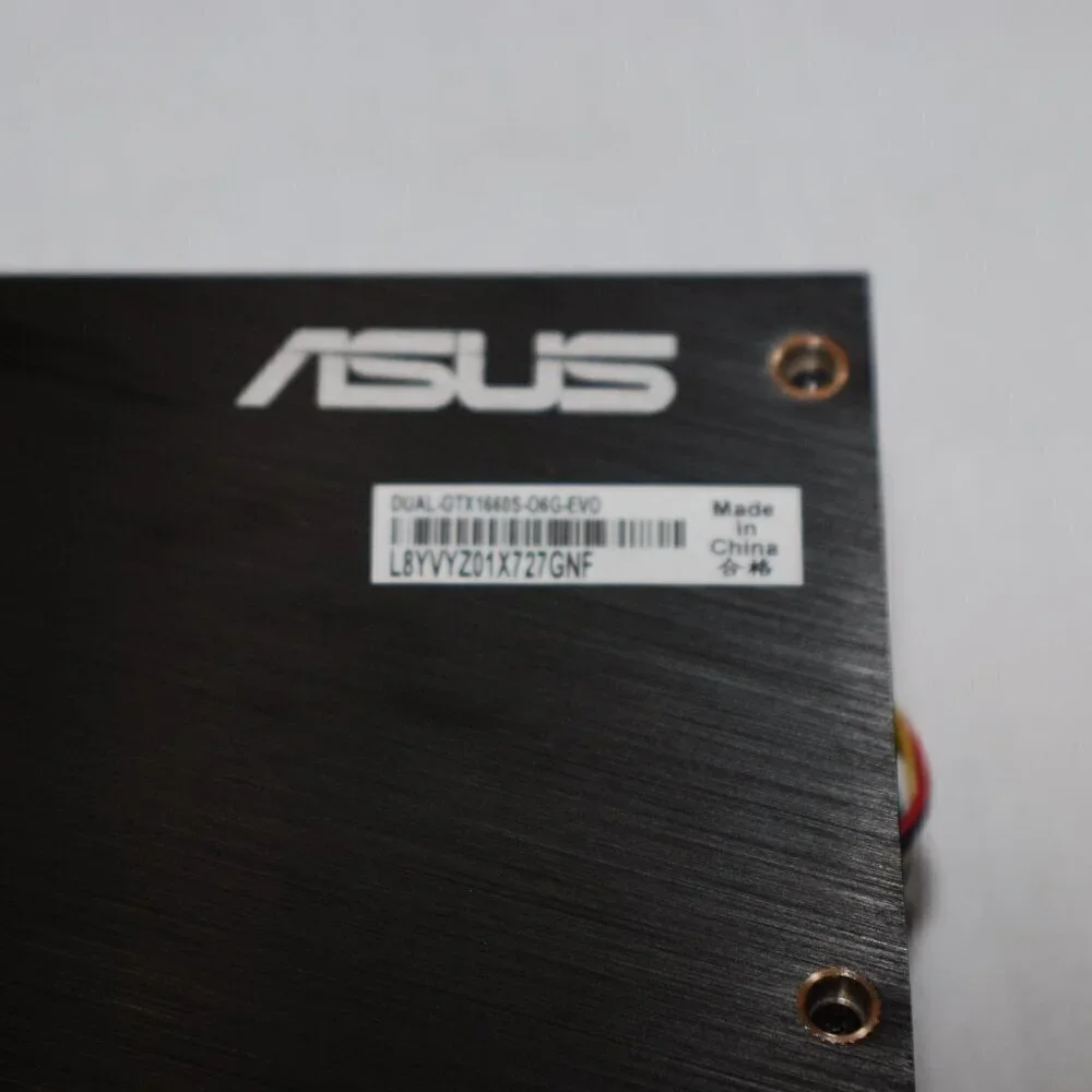GPU ASUS 1660 Super EVO 6gb Graphics Card Nvidia *NEEDS FANS REPLACED!